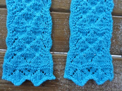 Fantasy Leaves lace Scarf