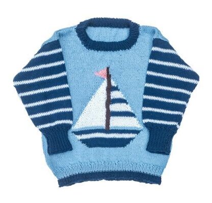 Cute Nautical sweaters in 4 ply