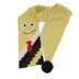 Yellow Brown Cartoon Scarf C2C