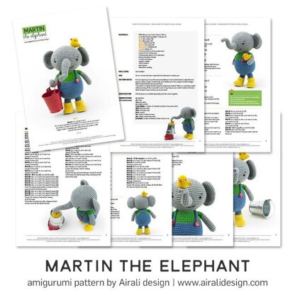 Martin the amigurumi Elephant