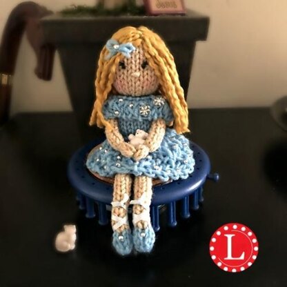 Loom Knit Ballerina Doll