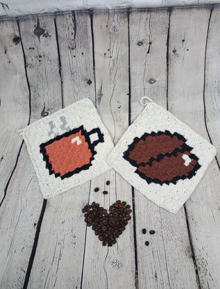 Coffee Lover C2C Potholder