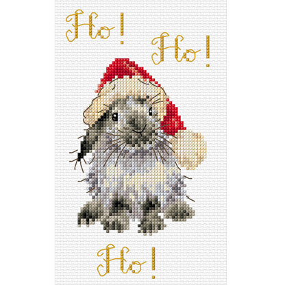 Bothy Threads Ho! Ho! Ho! Cross Stitch Kit - 10 x 16cm