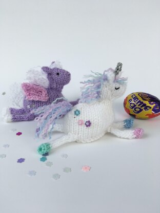 Unicorn & Pegasus Creme Egg Cover