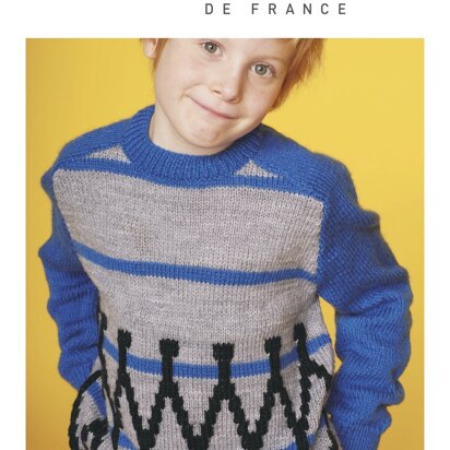 Boy Sweater in Bergere de France Barisienne - M1172 - Downloadable PDF