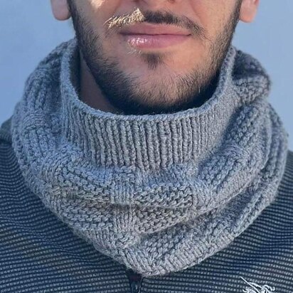Blocks Cowl - knitting pattern