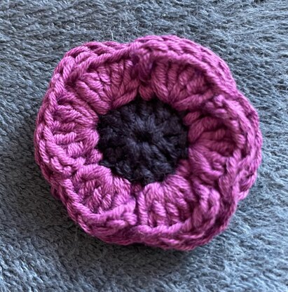 Crochet poppies