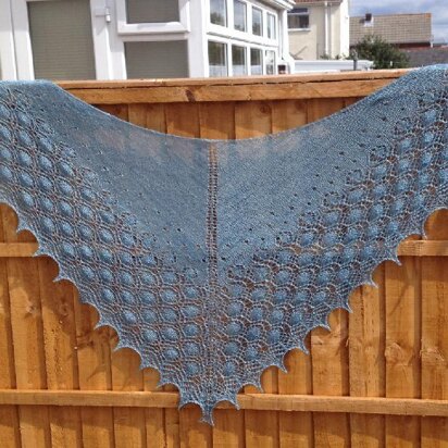 Dew Drops Shawl