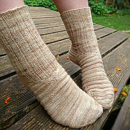 Ridge and Furrow Sock