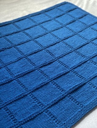 Chunky Simple Square Blanket