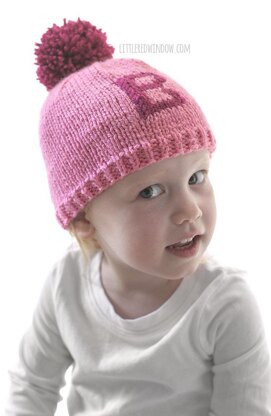 Monogram Baby Hat