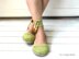 Green sandals with rope soles