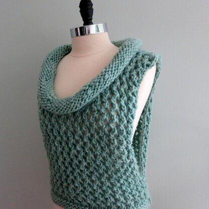 Abigail Cowl Vest One Bulky