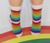 Toddler Simple Rainbow Socks Circular