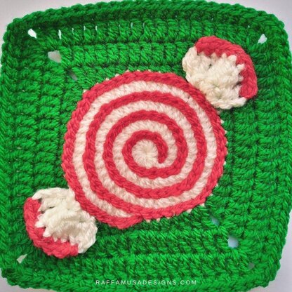 Peppermint Granny Square