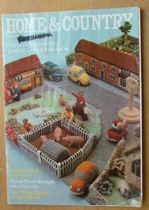 LITTLE KNITTINGTON Toy Village knitting pattern