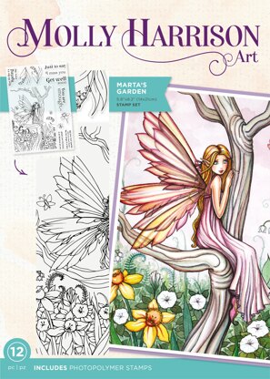 Crafter's Companion Photopolymer Stamps By Molly Harrison - Martais Garden