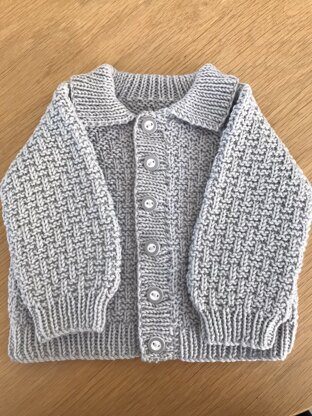 Cardigan for a baby boy