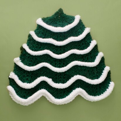 Christmas Tree Dishcloth in Lily Sugar 'n Cream Solids