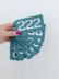 Squid Game inspired player numbers keychain