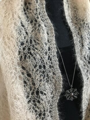 ANGEL Lace Stole XXL