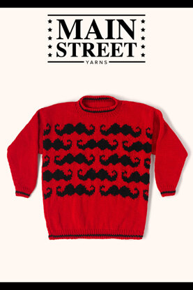 Ringmaster Sweater in Main Street Yarns Shiny & Soft - Downloadable PDF