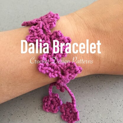 Dalia Crochet Bracelet Pattern