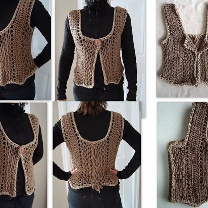 686 TAUPE SHRUG VEST, Women X Small to XXLarge