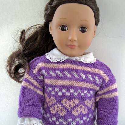Sweethearts Doll Sweater