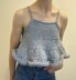 Ruffle Hem Crop Top