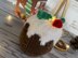 Flaming Christmas Pudding Chocolate Orange Cover Knitting Pattern