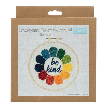 Trimits Be Kind Punch Needle Kit - 6in