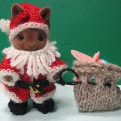 Santa, for Sylvanian Families & Calico Critters