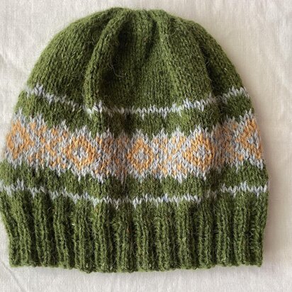 The Forest Beanie Hat - knitting pattern