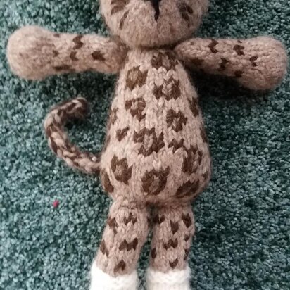 Leopard - African or Snow - knitting pattern