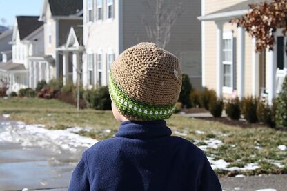 Woven Stich Crocheted Hat