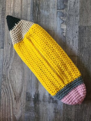 Pencil shaped pencil case