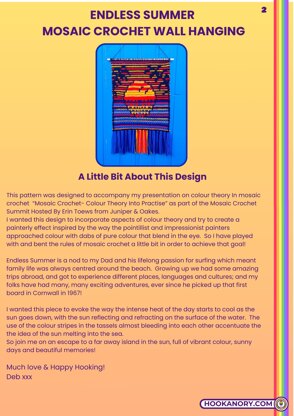 Endless Summer Mosaic Wall Hanging