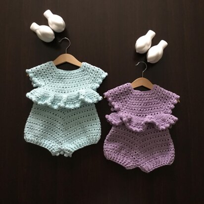 Mia Baby Girl Romper N 473