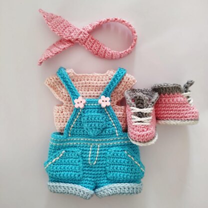 Crochet Easy Short Dress for Dolls (portuguese/spanish) 