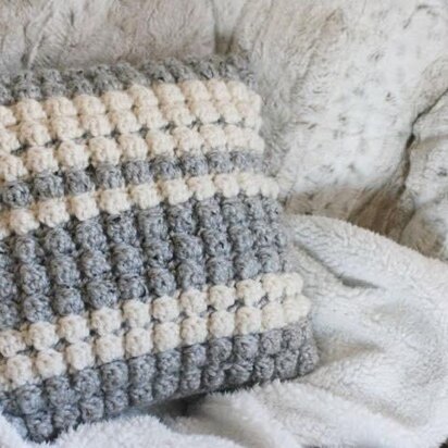 Striped Bobble Pillow