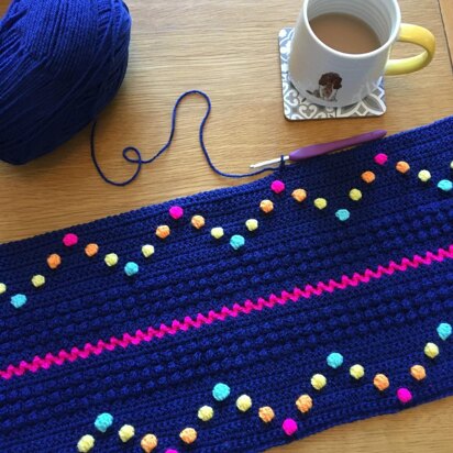 Ziggy Dot Blanket US crochet terms