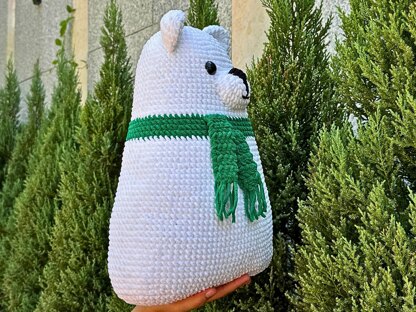 Polar Bear Pillow Amigurumi