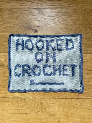 "Hooked" Wall Hanging
