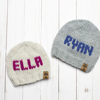 Name Toque Hat Personalized