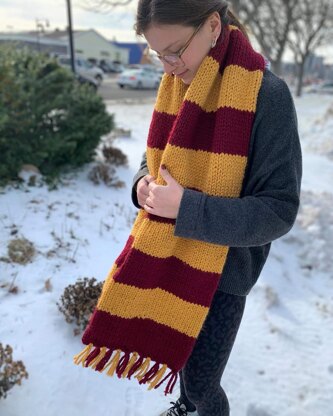 Harry Potter Scarf Knitting Pattern