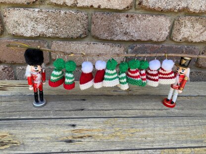 Santa Sleigh Bells Mini Beanies