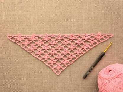 Crochet Bandana/Shawl Pattern/Chart #13