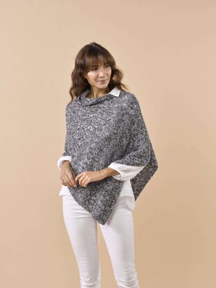 Corolla Poncho in Tahki Yarns - TAH-14 - Downloadable PDF