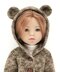 GOTZ/DaF 18" Doll Bear Hooded Jacket